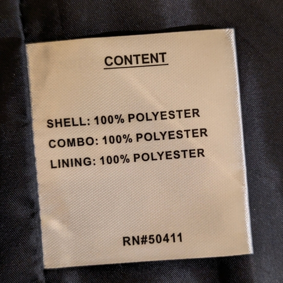 🖤 NWT Nine West Hooded Duffle Jacket Black Size XL - Picture 15 of 16